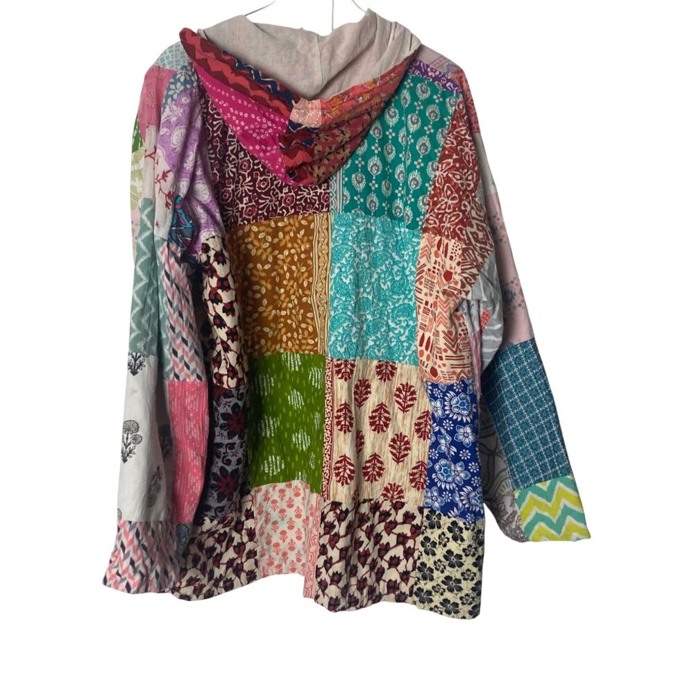 Ashley Taylor Kantha Patchwork Jacket One Size Co… - image 3